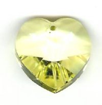 1 18mm Preciosa Medium Yellow Heart